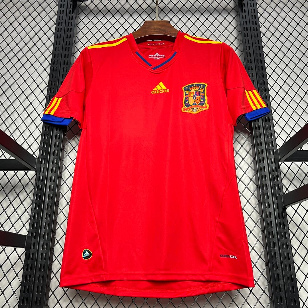 Espagne Maillot Domicile Retro 2010 miniature 3