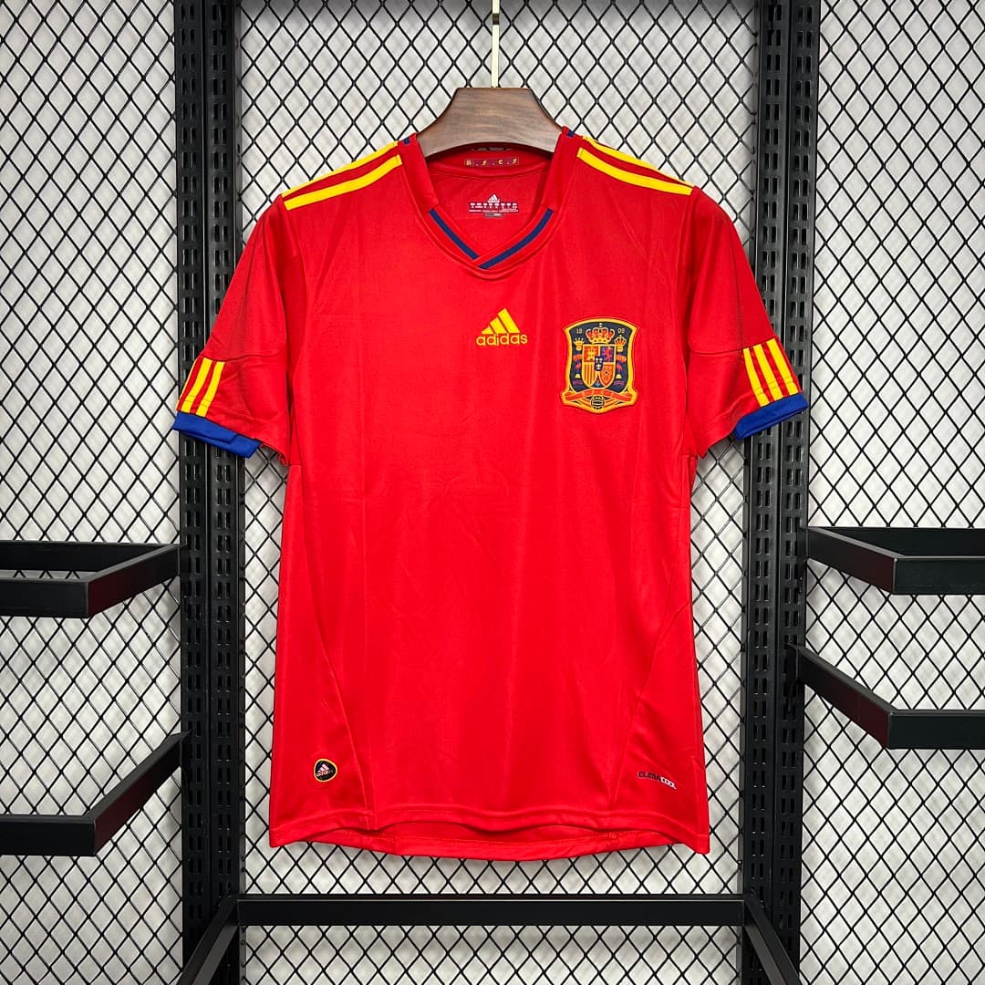 Espagne Maillot Domicile Retro 2010 miniature 6