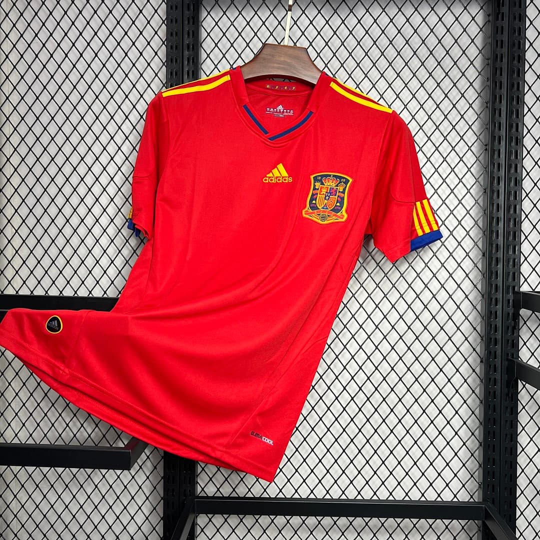 Espagne Maillot Domicile Retro 2010 miniature 10