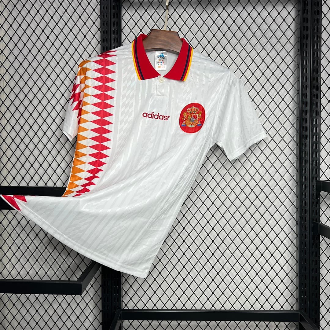 Espagne Maillot Extérieur Retro 1994 miniature 5