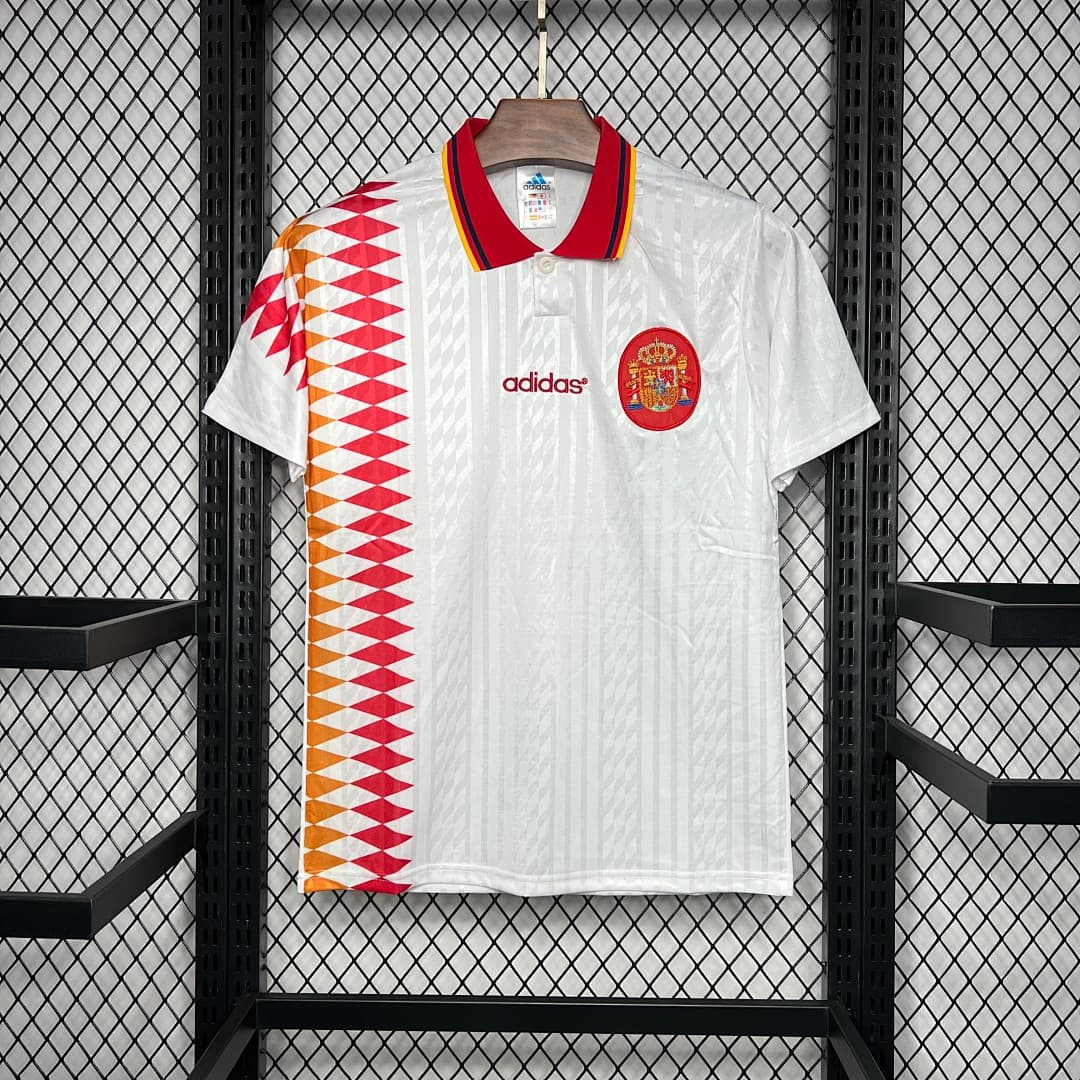 Espagne Maillot Extérieur Retro 1994 miniature 8