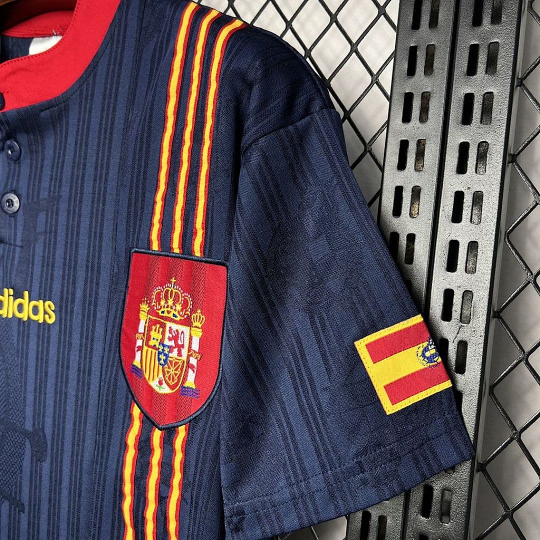 Espagne Maillot Extérieur Retro 1996 miniature 8
