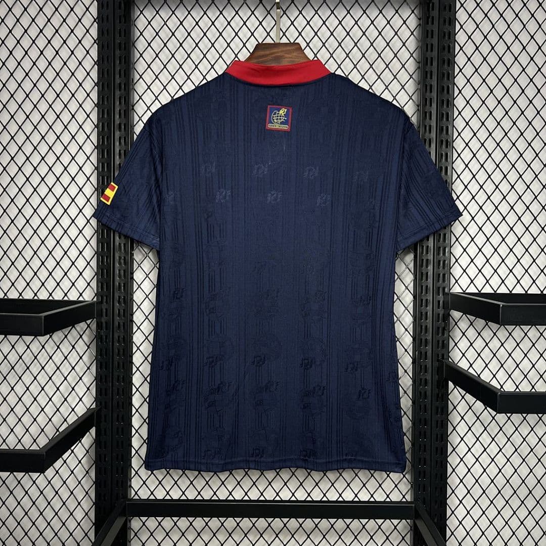 Espagne Maillot Extérieur Retro 1996 miniature 9