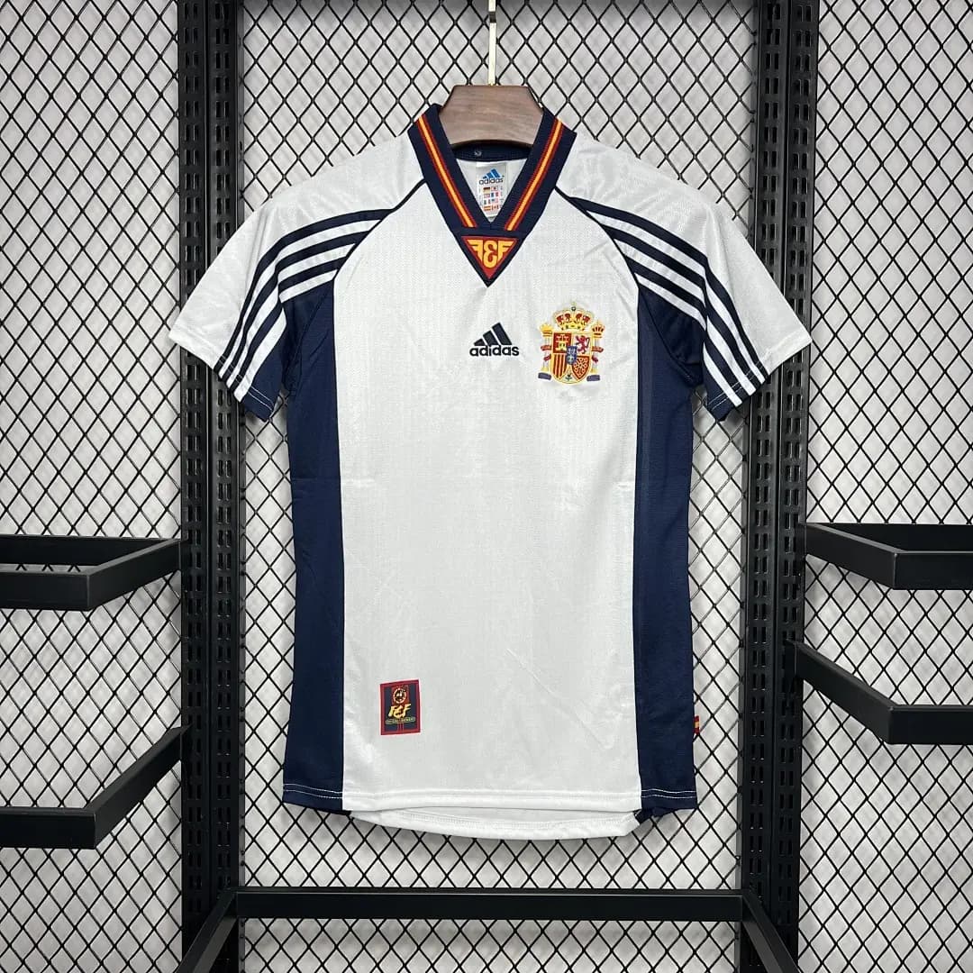 Espagne Maillot Extérieur Retro 1998 miniature 2