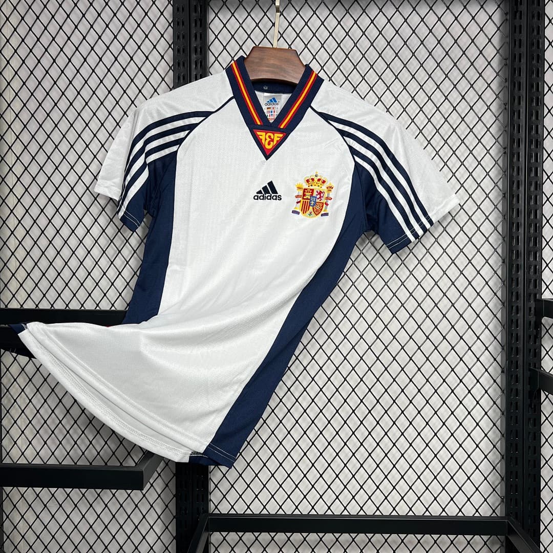 Espagne Maillot Extérieur Retro 1998 miniature 4
