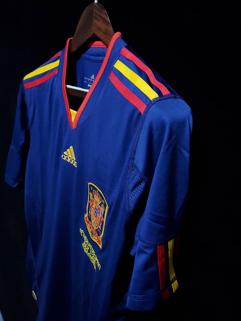 Espagne Maillot Extérieur Retro 2010 miniature 4