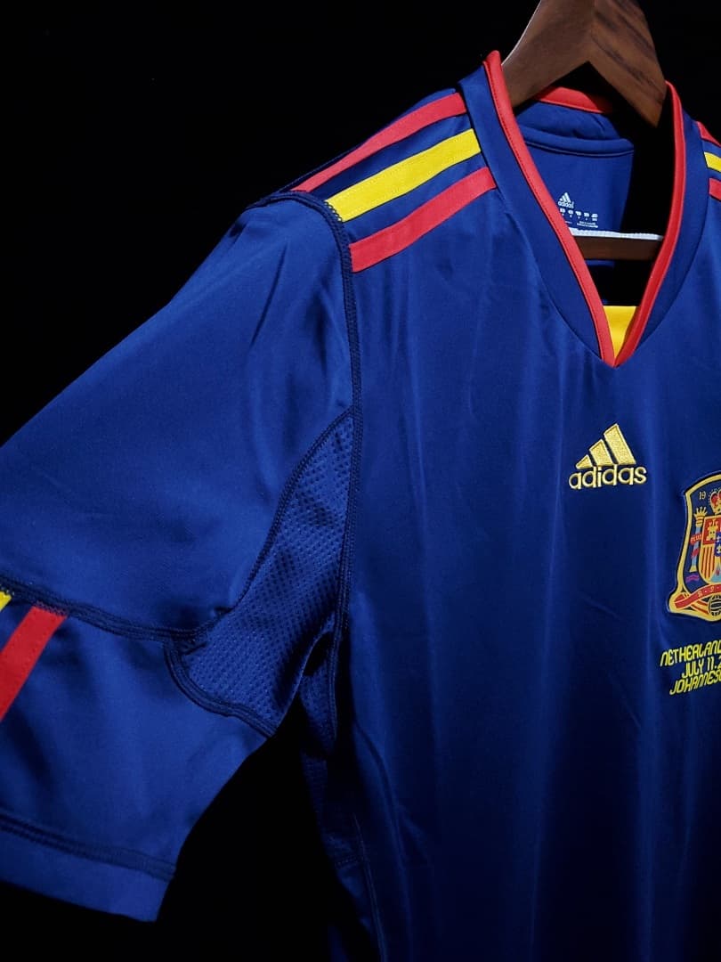 Espagne Maillot Extérieur Retro 2010 miniature 7