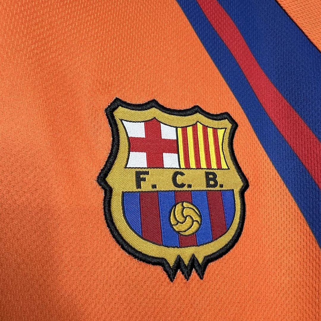 FC Barcelone Maillot Extérieur Retro 1998 miniature 5