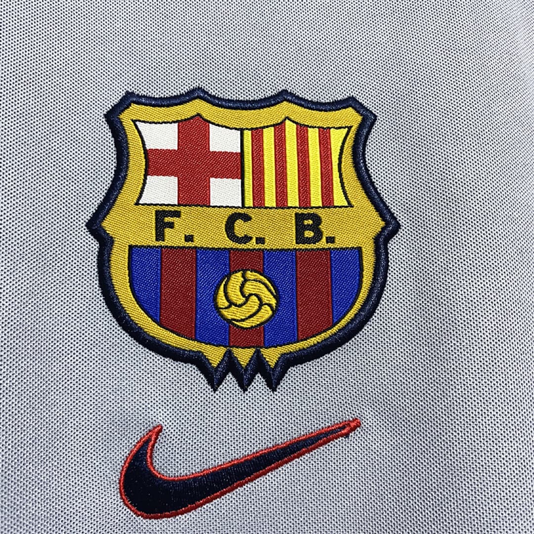 FC Barcelone Maillot Exterieur Retro 2000 miniature 7