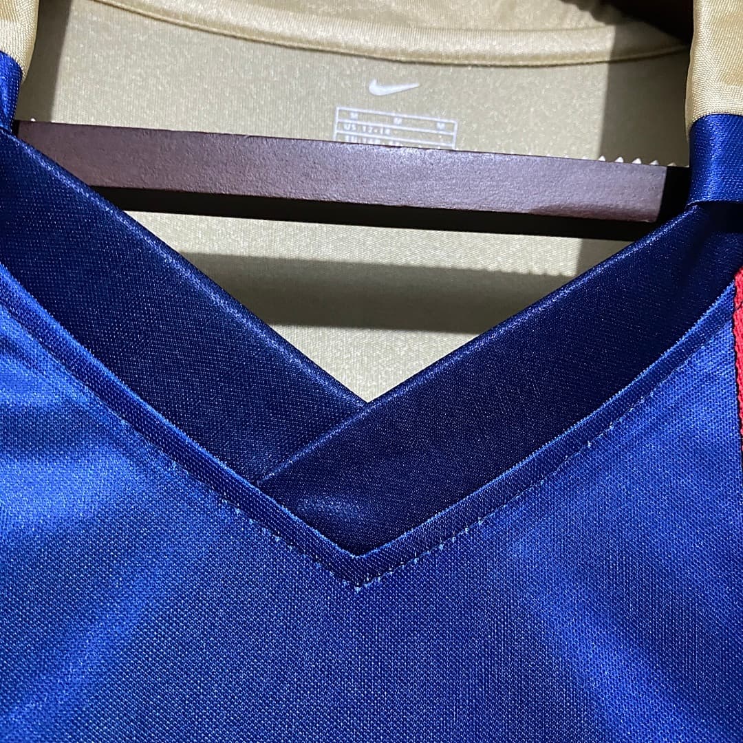 FC Barcelone Maillot Extérieur Retro 2002 miniature 7