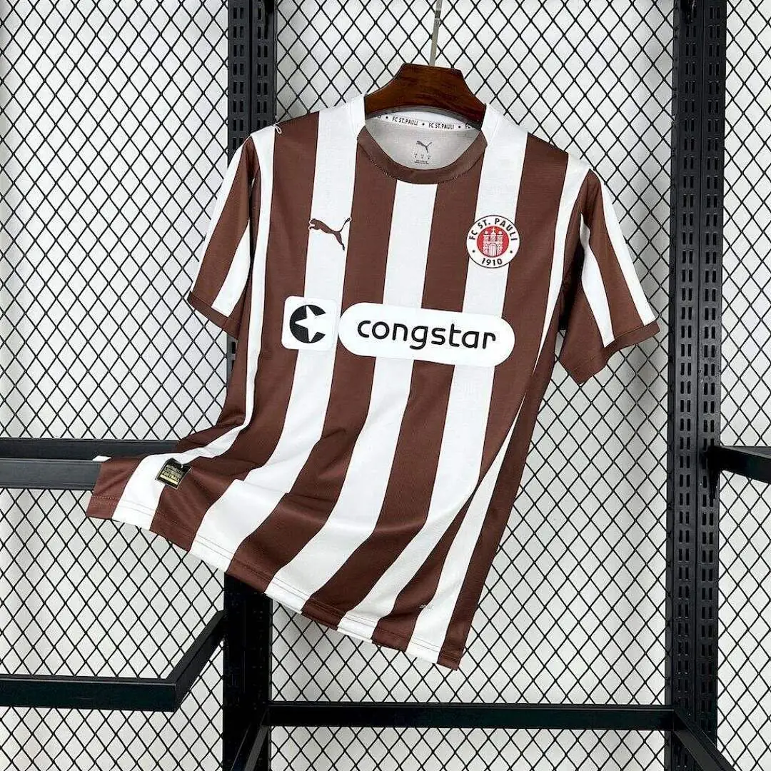Fc St Pauli 2025-2026 Maillot Domicile