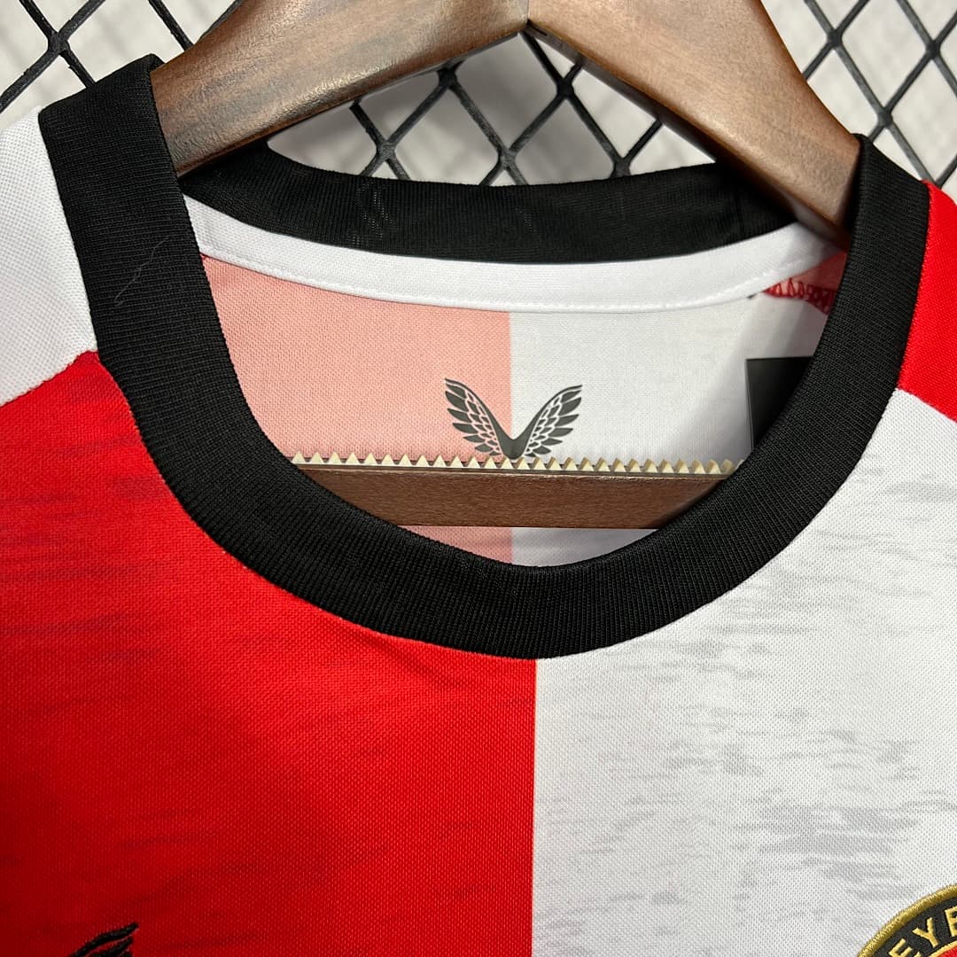 Feyenoord Rotterdam 2024-2025 Maillot Domicile miniature 3