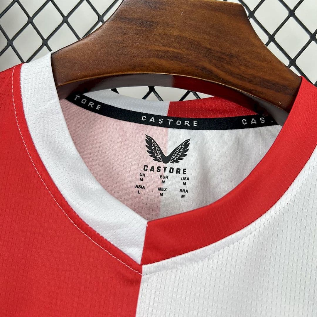 Feyenoord Rotterdam 2025-2026 Maillot Domicile miniature 4