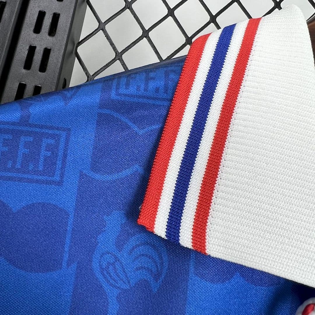 France Maillot Domicile Retro 1996 miniature 4