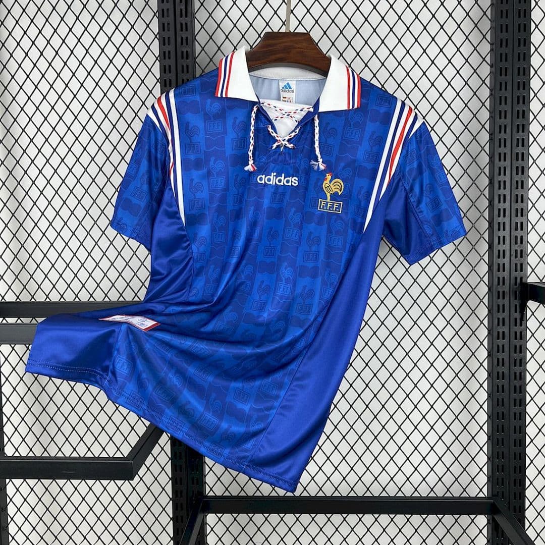 France Maillot Domicile Retro 1996 miniature 10