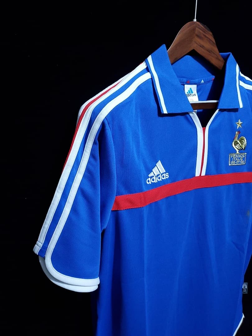 France Maillot Domicile Retro 2000 miniature 6