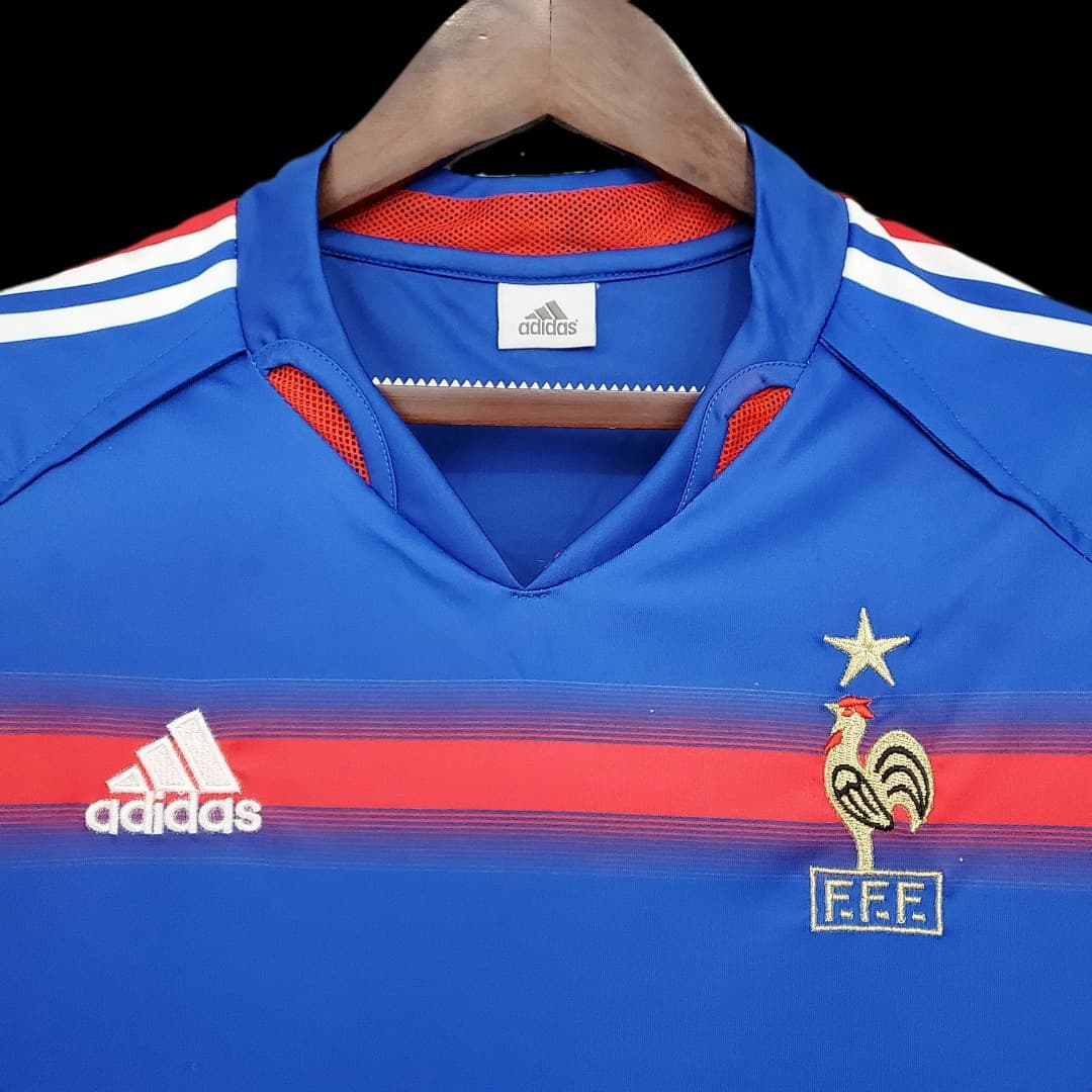 France Maillot Domicile Retro 2004 miniature 3