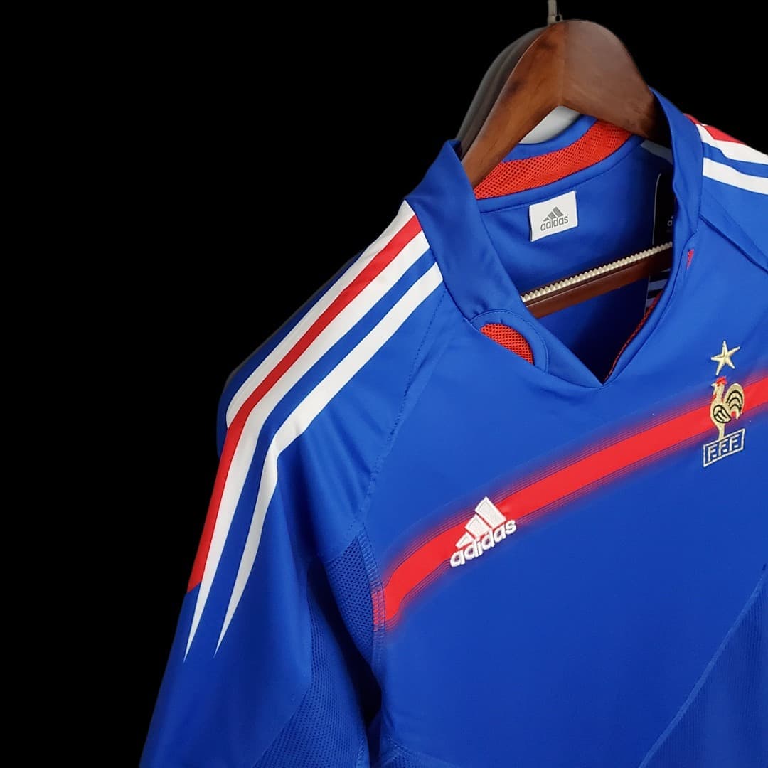 France Maillot Domicile Retro 2004 miniature 4