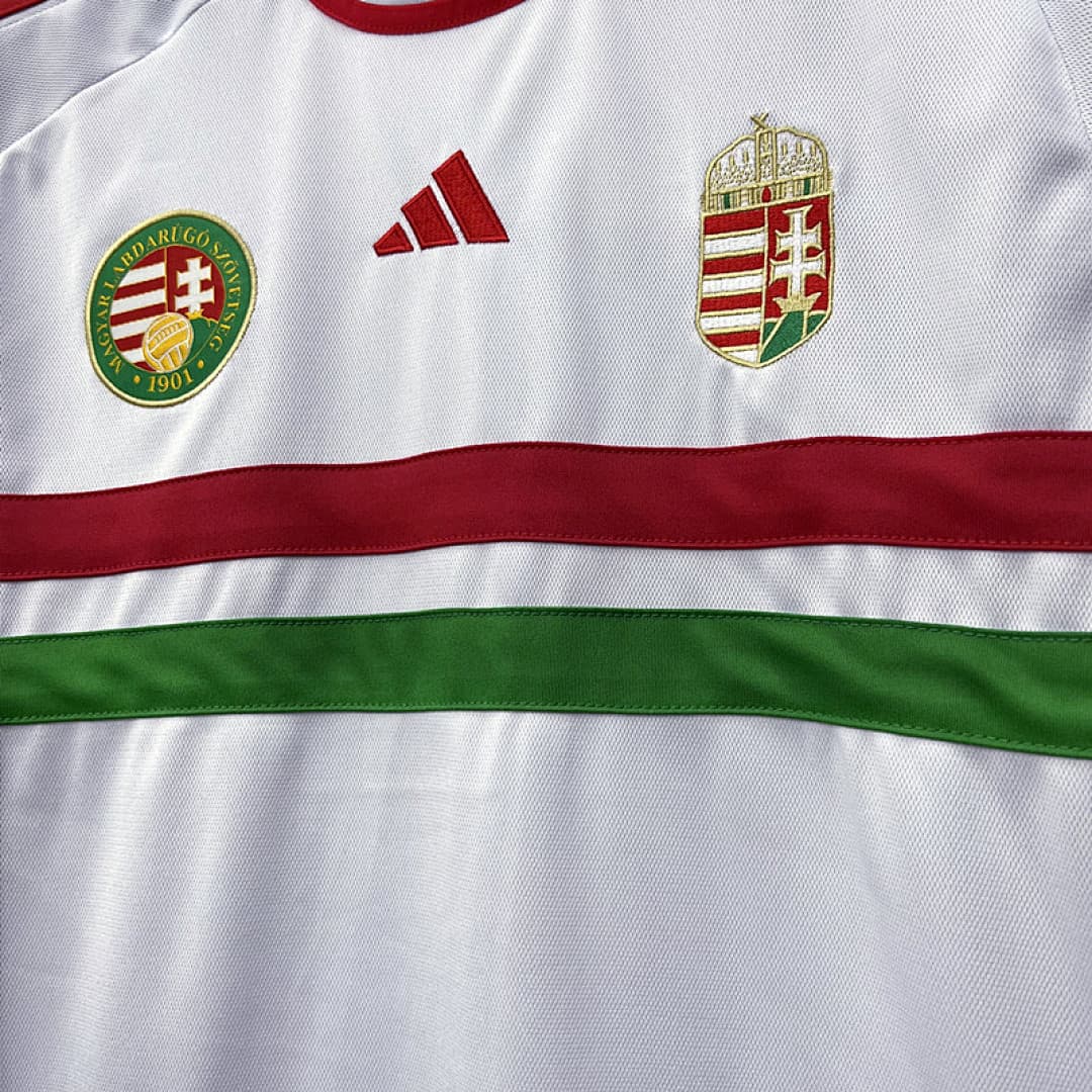 Hungarian White S Xxl Maillot Domicile 2022 miniature 5