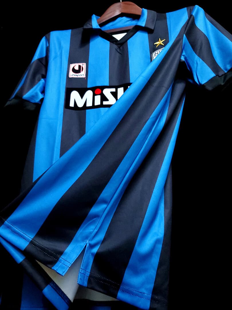 Inter Milan Maillot Domicile Retro 1988-1989 miniature 3