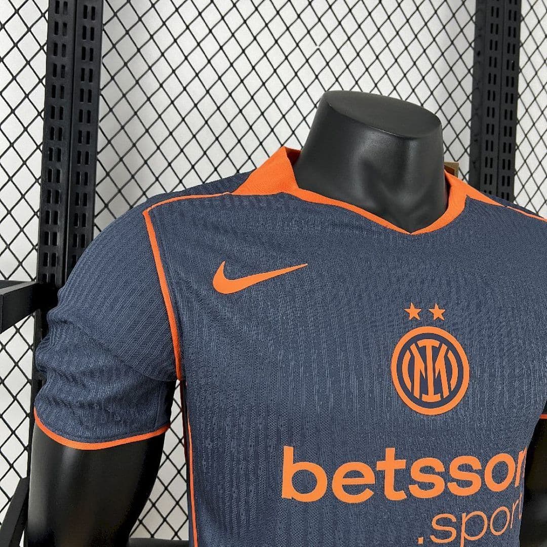 Inter Milan Maillot Third Version Joueur 2025-2026 miniature 5