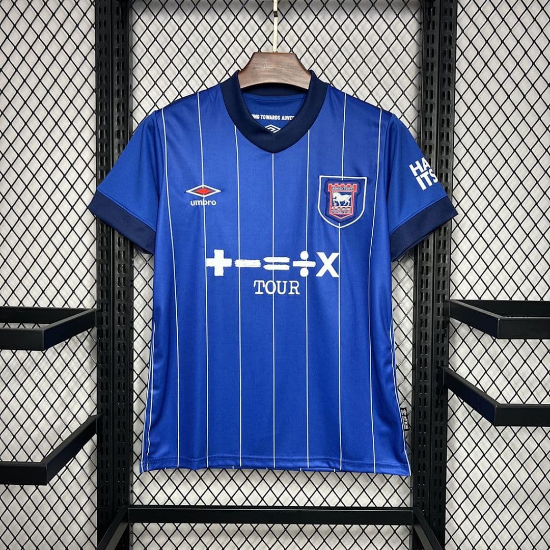 Ipswich Town F C 2024-2025 Maillot Domicile miniature 5