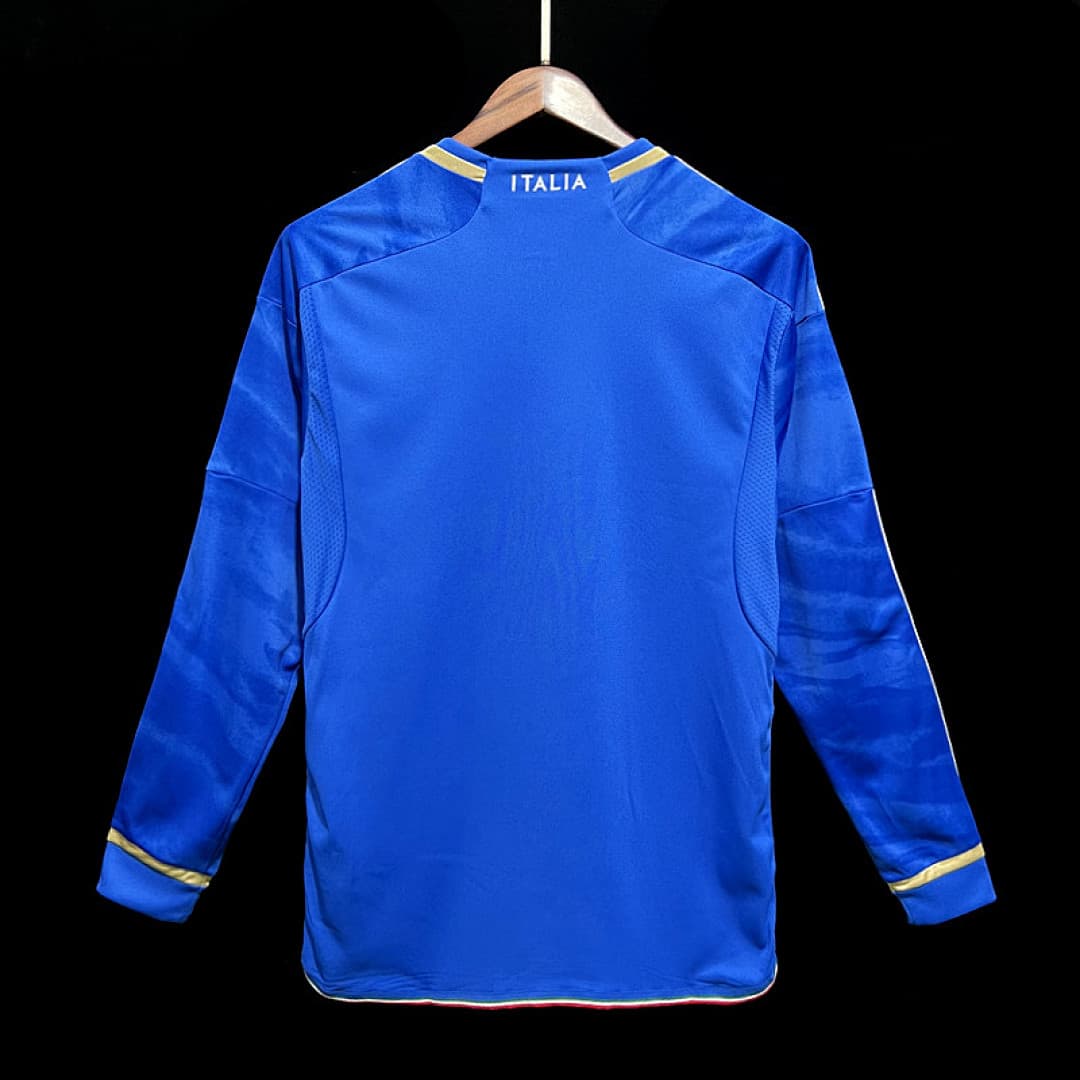 Italie Maillot Domicile Manches Longues miniature 8