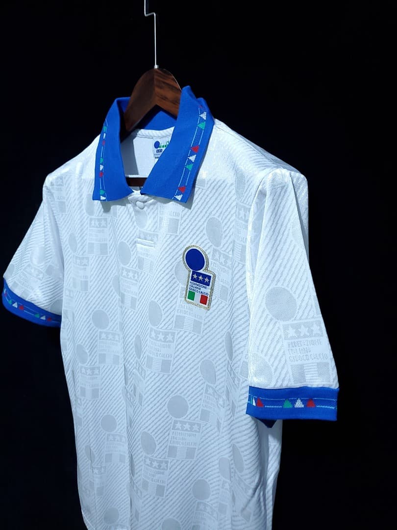 Italie Maillot Extérieur Retro 1994 miniature 5