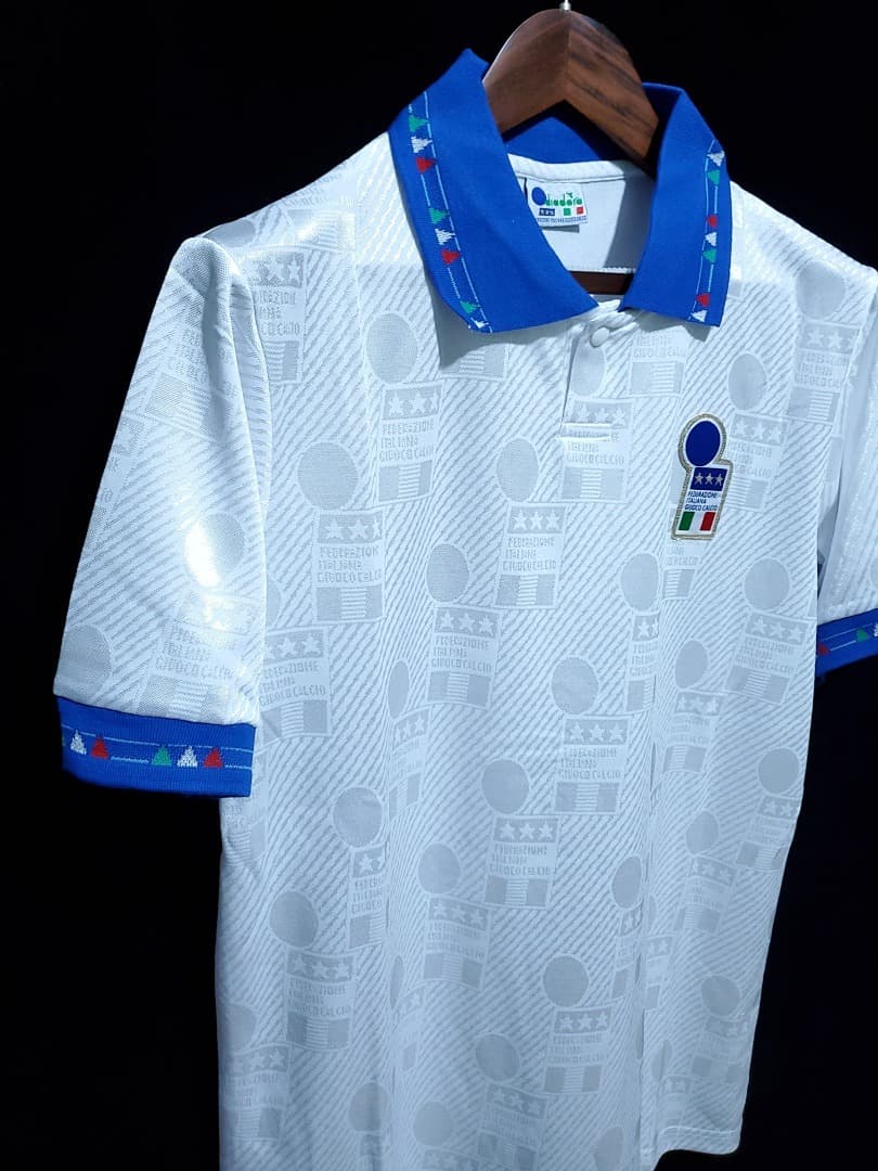 Italie Maillot Extérieur Retro 1994 miniature 7