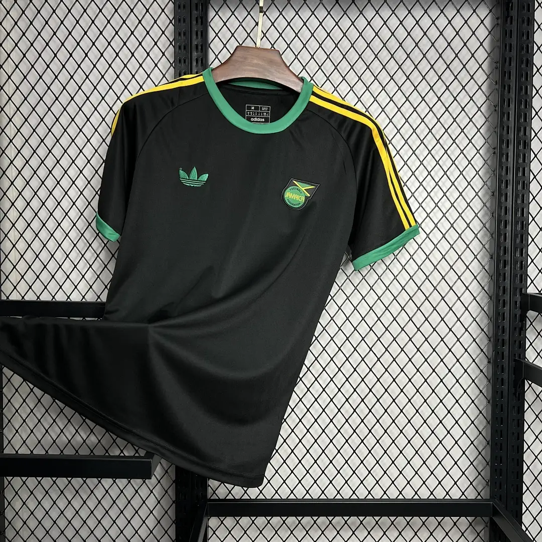 Jamaica 2024-2025 3 Stripes Maillot Domicile