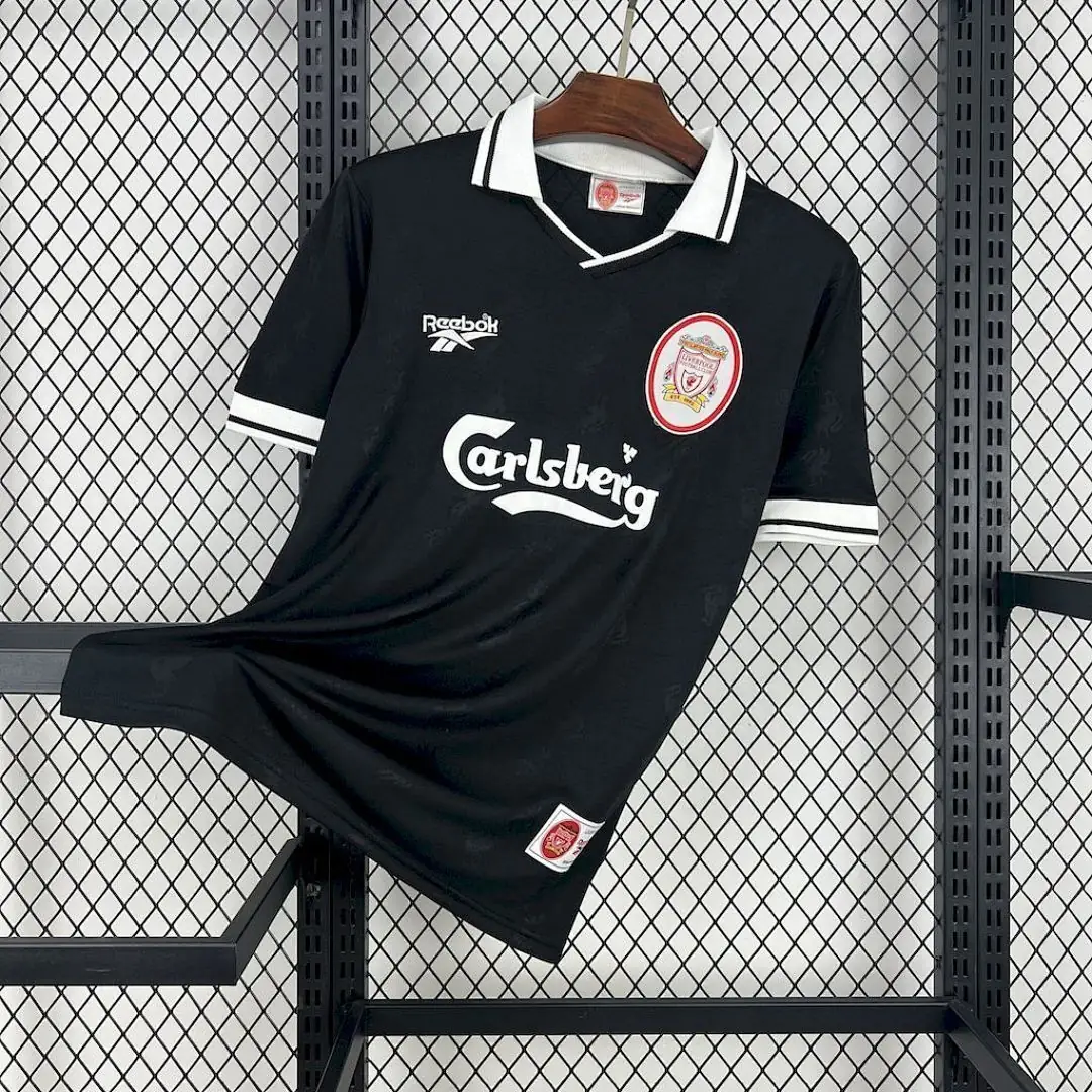 Lpl 199697 Black Maillot Domicile Retro