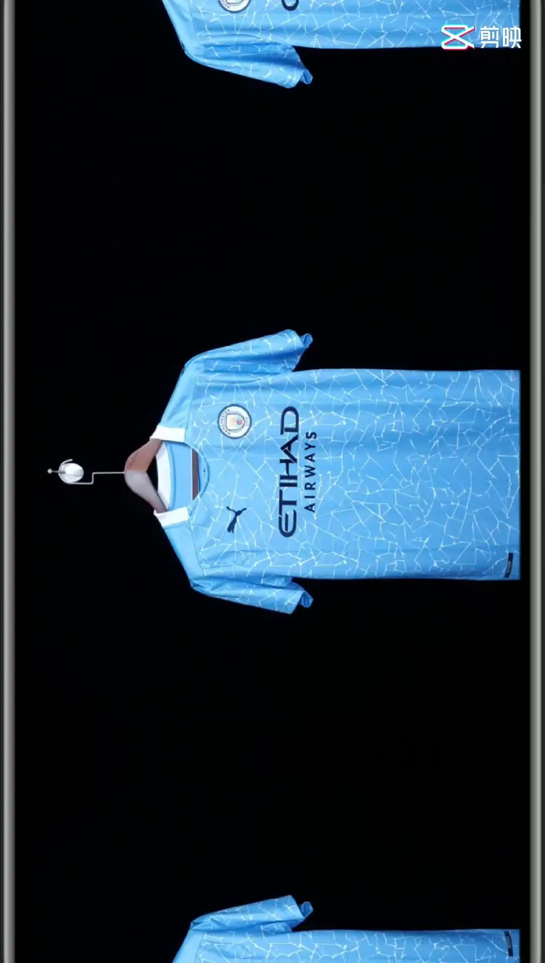 Manchester City Maillot Domicile 2020-2021 miniature 2