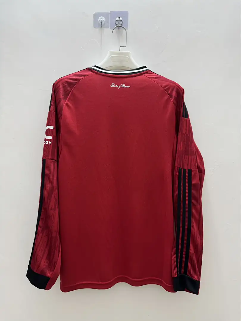Manchester United Maillot Domicile Manches Longues miniature 2