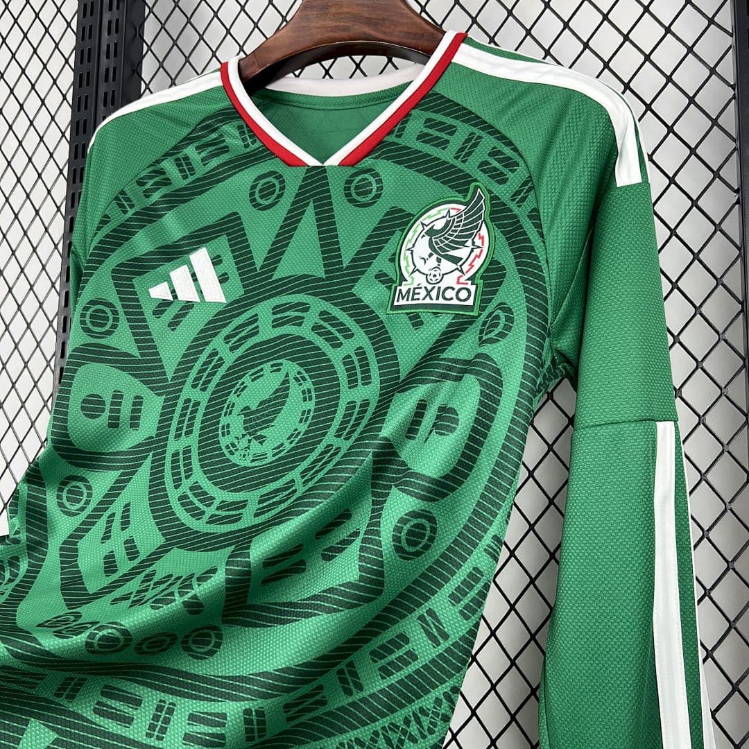 Mexique Maillot Domicile Manches Longues 2026 miniature 4