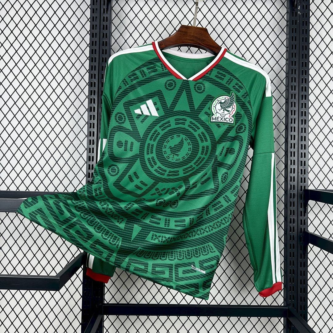 Mexique Maillot Domicile Manches Longues 2026 miniature 8