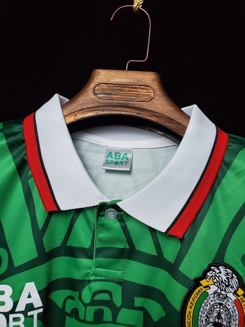 Mexique Maillot Domicile Retro 1998 miniature 4