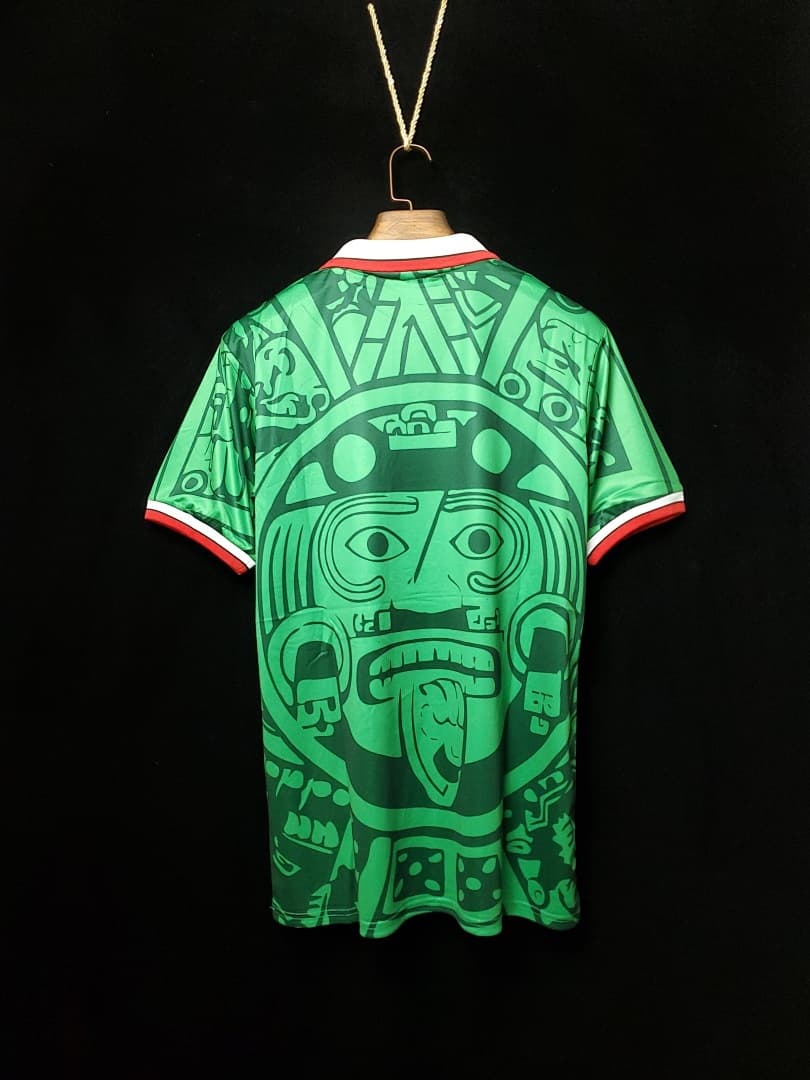 Mexique Maillot Domicile Retro 1998 miniature 8