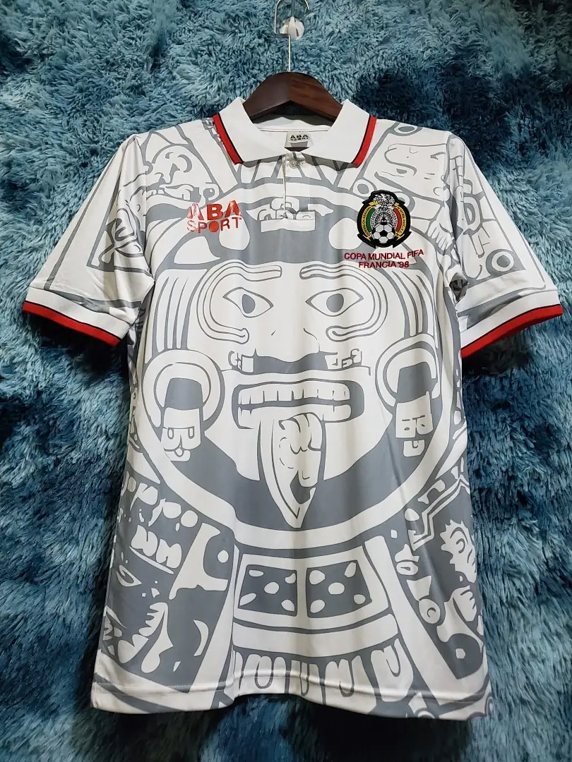 Mexique Maillot Exterieur Retro 1998 miniature 2