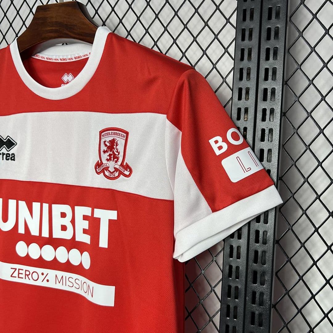 Middlesbrough 2024-2025 Maillot Domicile miniature 4