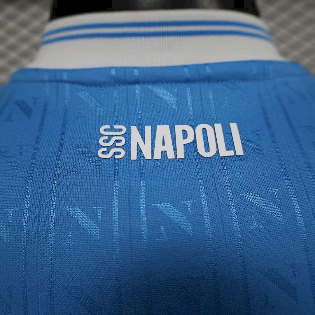 Naples Maillot Domicile Version Joueur 2025-2026 miniature 7