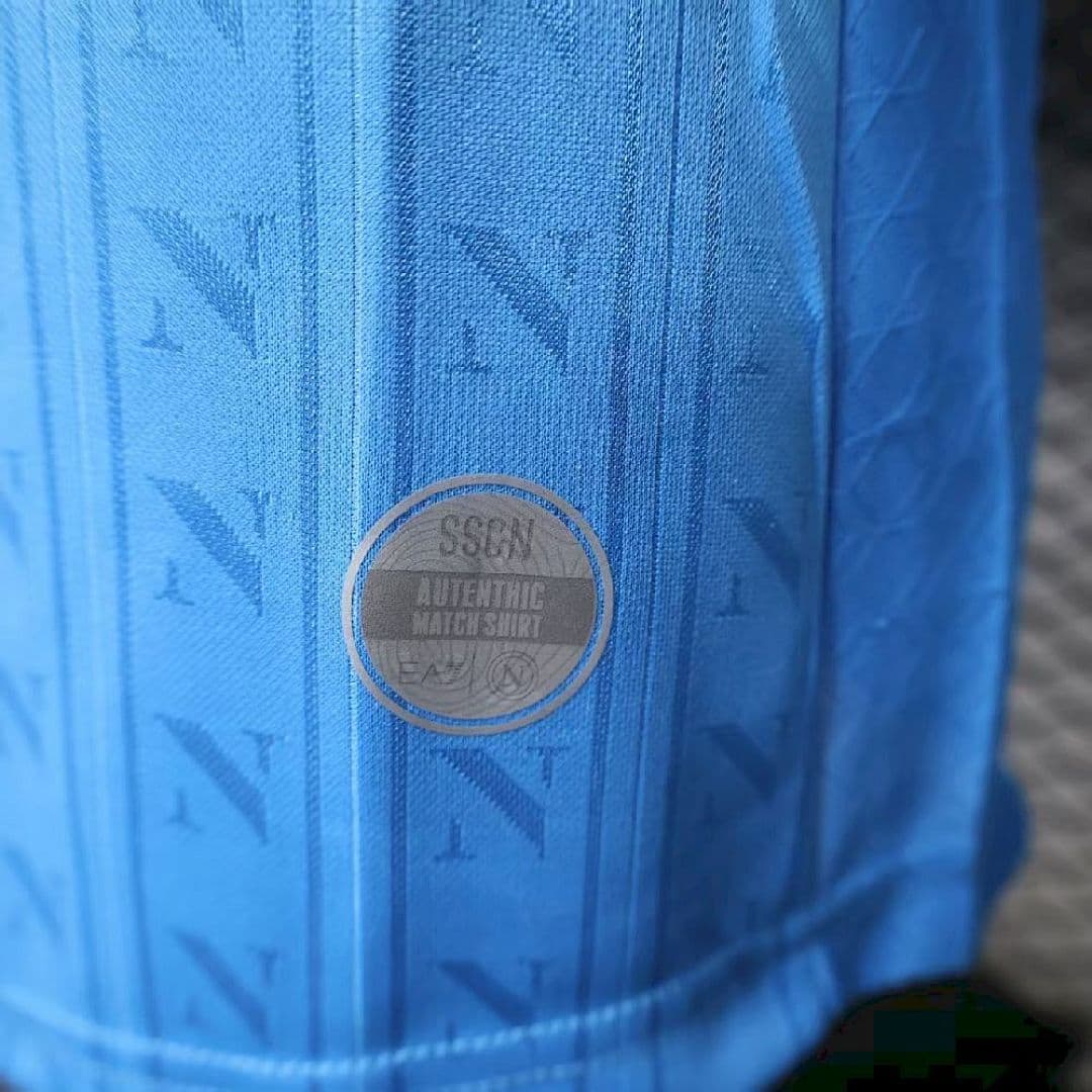 Naples Maillot Domicile Version Joueur 2025-2026 miniature 8