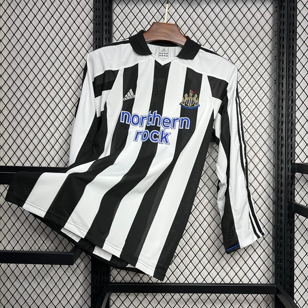 Newcastle Maillot Domicile Manches Longues Retro miniature 5