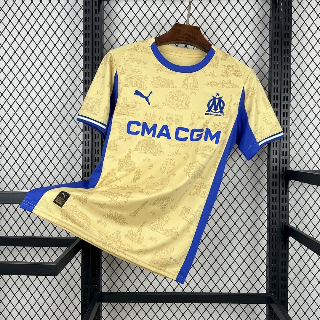 Olympique de Marseille Maillot Domicile 2025-2026 miniature 9