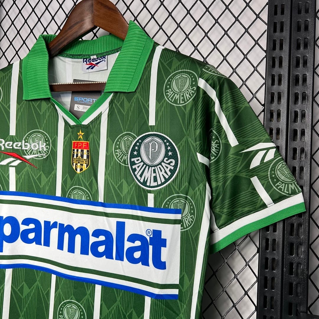 Palmeiras Maillot Domicile Retro 1996 miniature 3