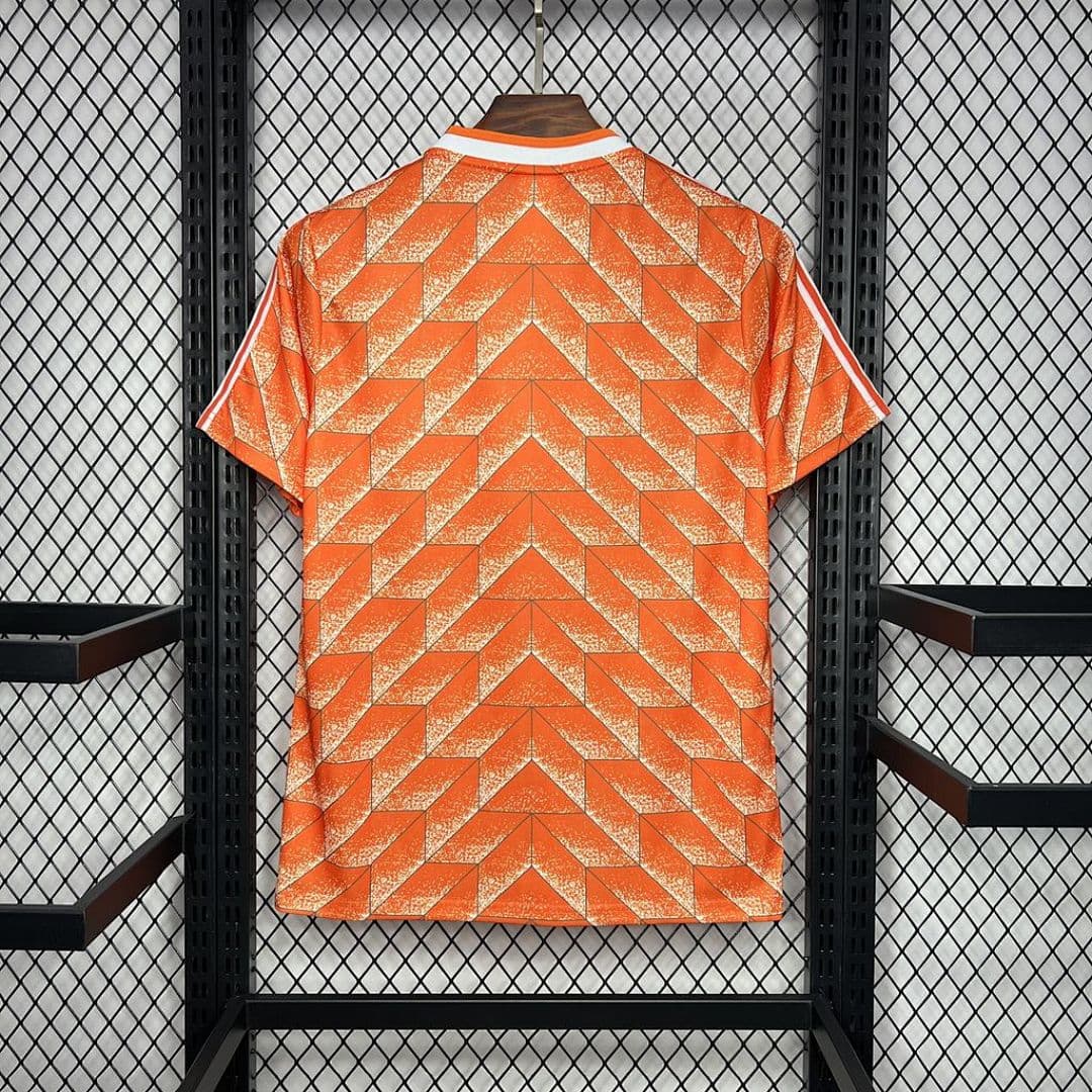 Pays-Bas Maillot Domicile Retro 1988 miniature 6