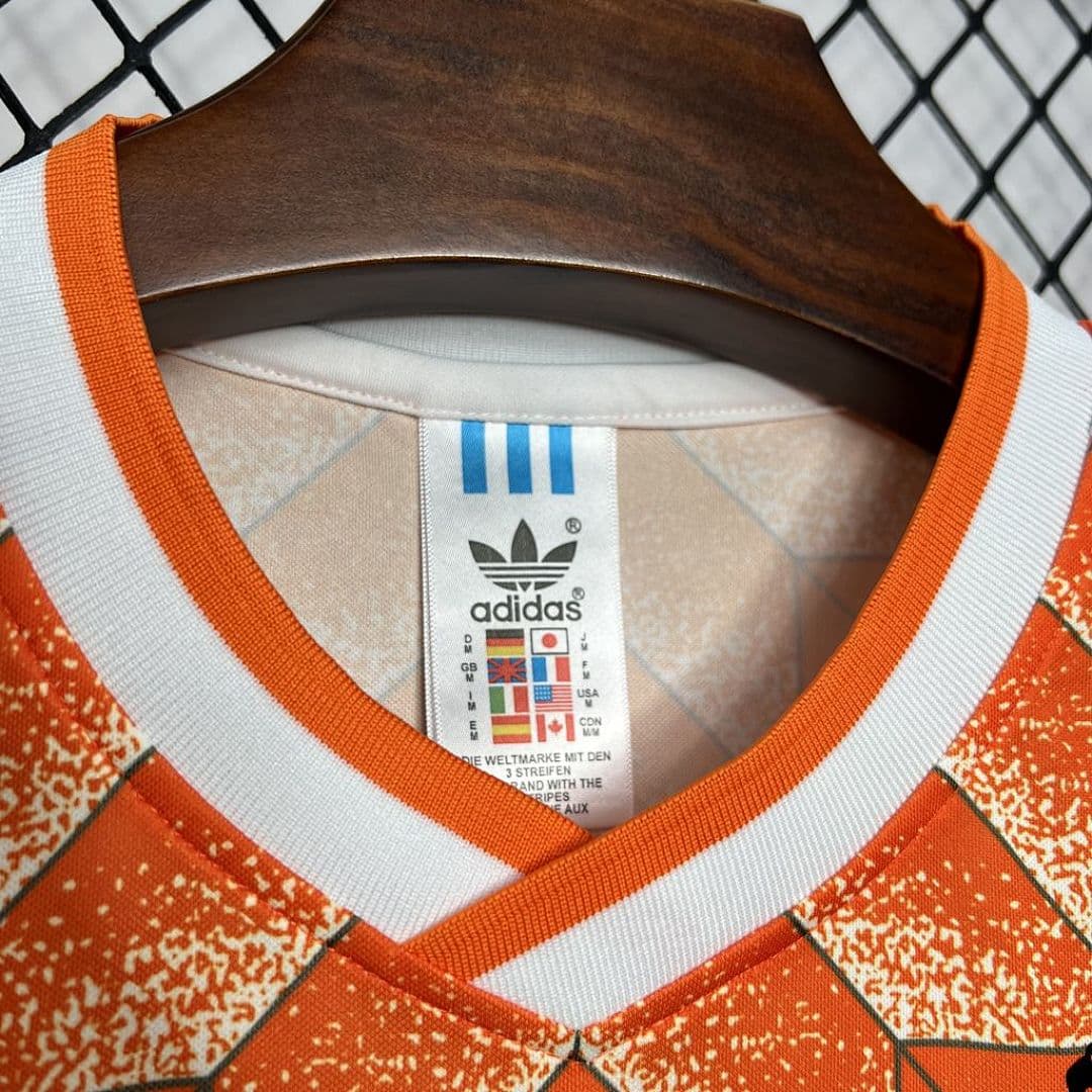 Pays-Bas Maillot Domicile Retro 1988 miniature 8