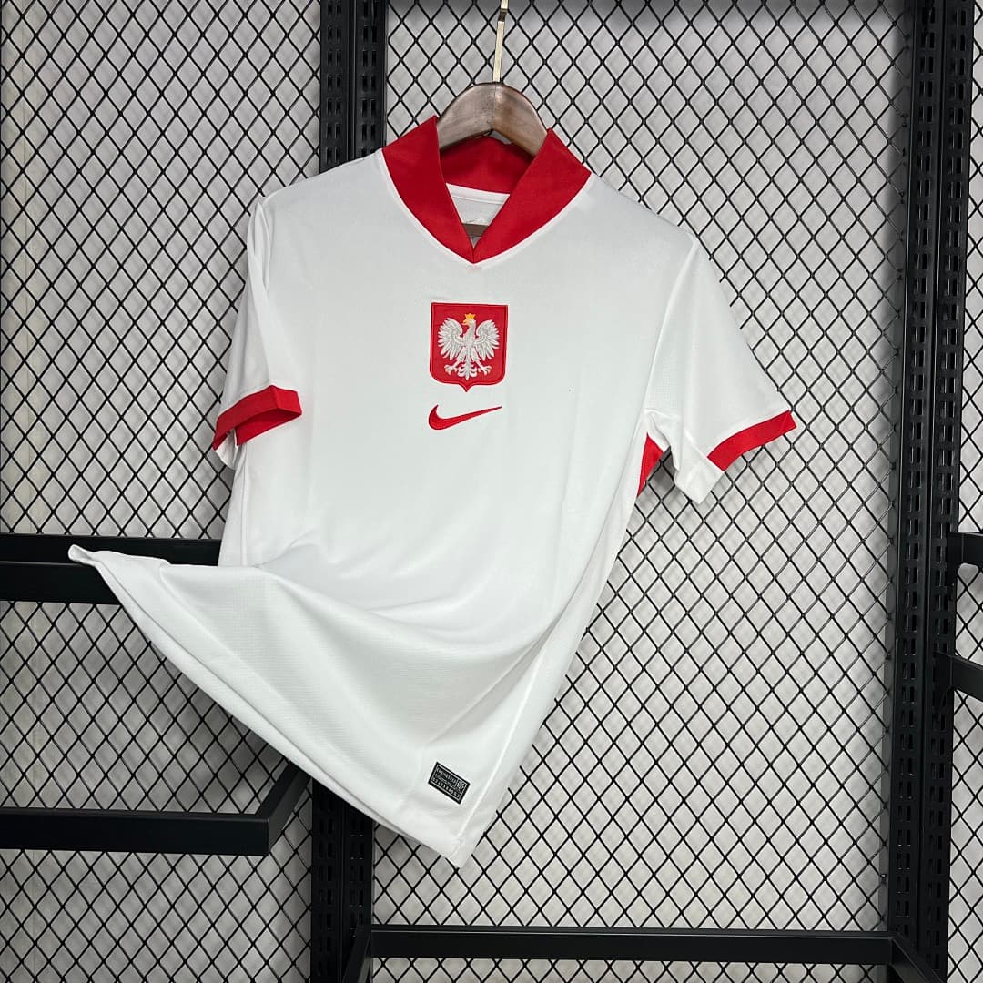 Poland 2024-2025 Euro Maillot Domicile miniature 6