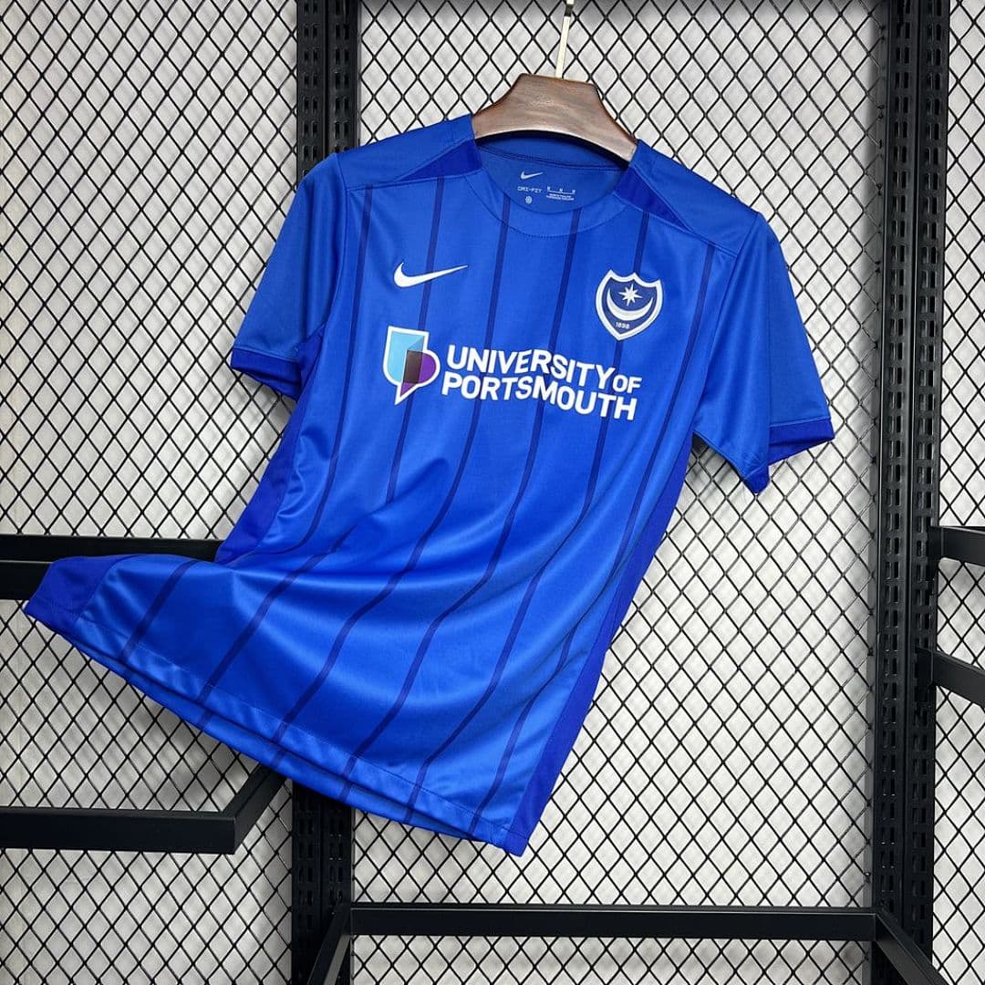 Portsmouth F C 2024-2025 Maillot Domicile miniature 5