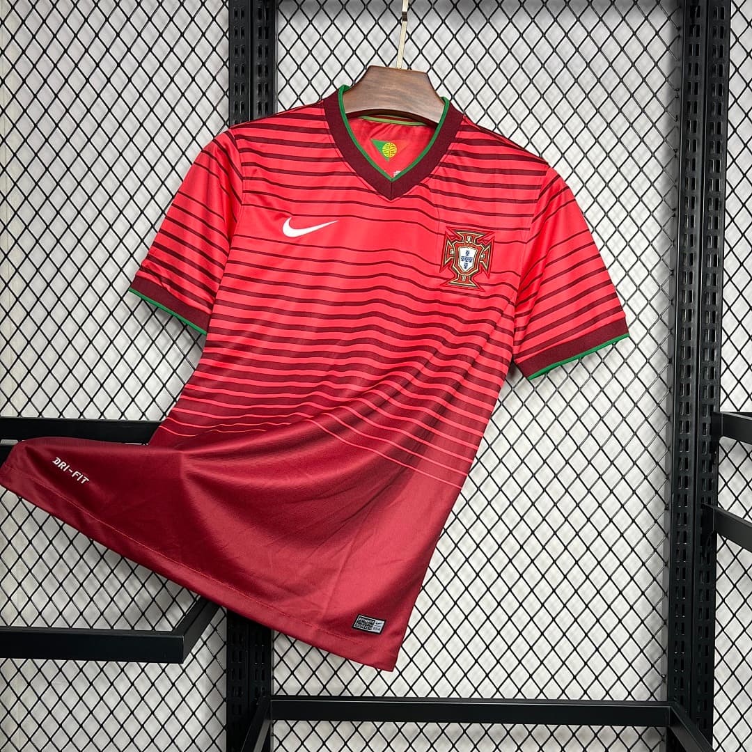 Portugal Maillot Domicile Retro 2014 miniature 4