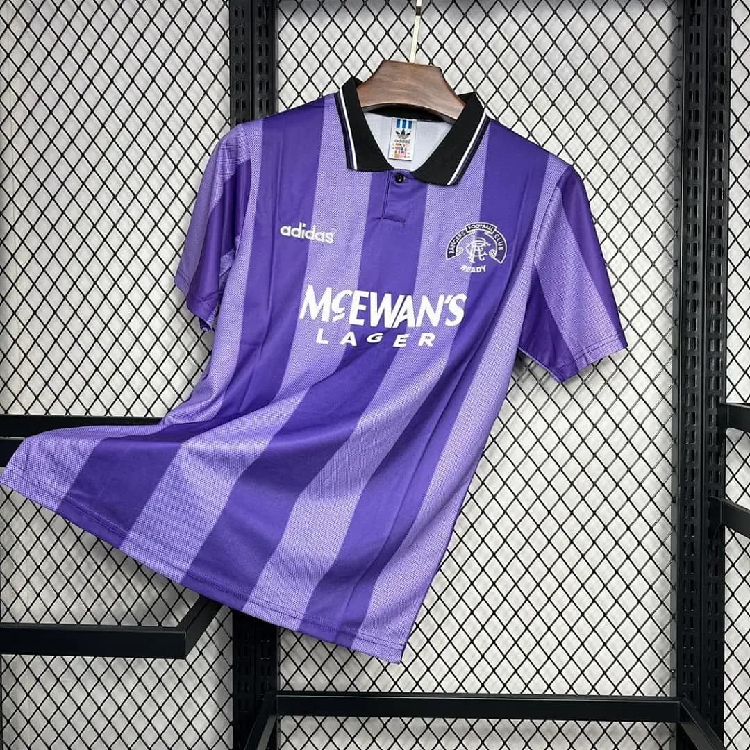 Rangers 199495 European Maillot Third Retro